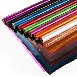 8 Colors - Colored Cellophane Wrap for  Baskets & DIY Craft - Colored Cello Wrap, DIY Decoration-(17" x 10ft x 8 Rolls)