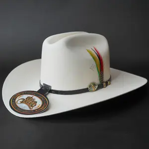 Stone 1000X Edicion San Judas Chaparral Style Telar Brim 3.5" Cowboy Hat Sombrero Short Crown 4.5"