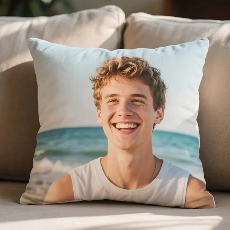 Custom Pillow Photo Upload Travel PrintToucan Custom Pillow Photo Upload Travel PrintToucan