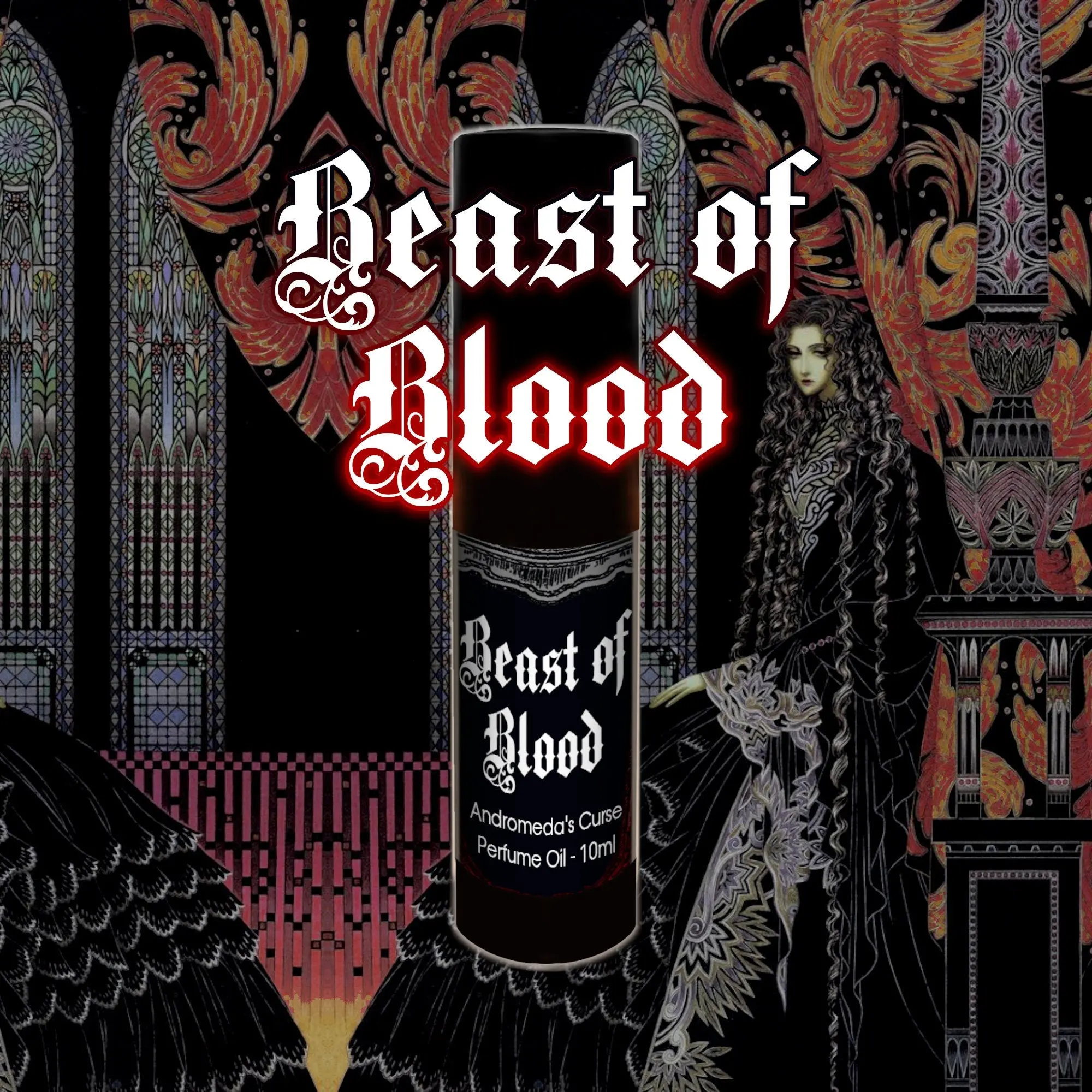 Beast of Blood -  Ancient Woods, Incense, Cashmere - Rollerball Perfume Oil