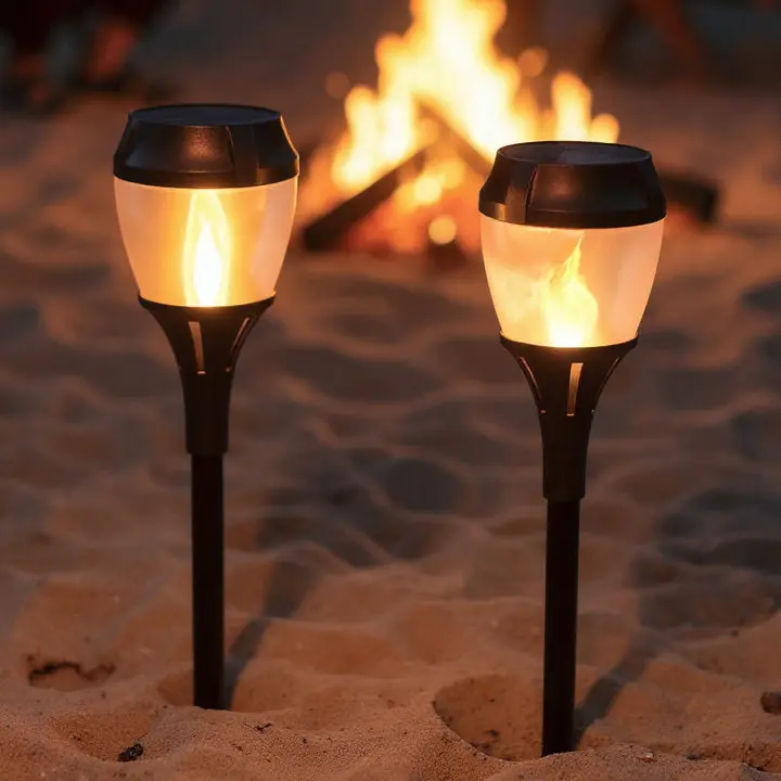 LED Solar Path Flame Torch LED Solar Path Flame Torch