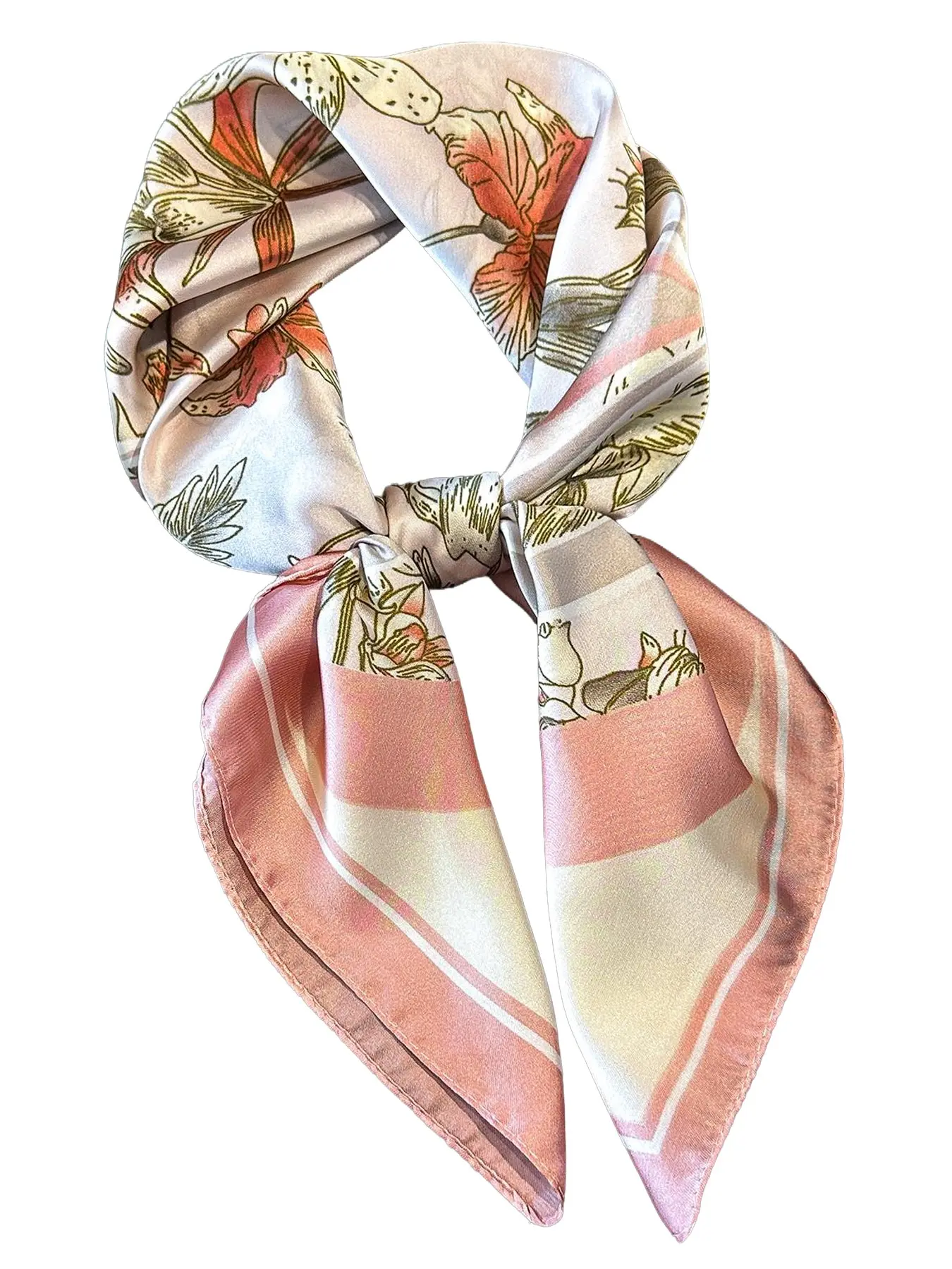 Elegant Floral Print Boho Style Scarf for Women & Girls, Soft Woven Fabric, All-Season Fashion Accessory, Perfect for Casual or Formal Occasions