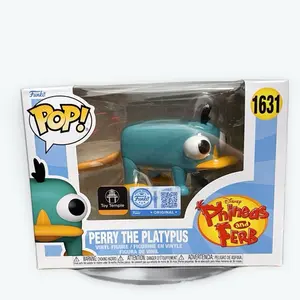 New Perry the Platypus Funko Pop! #1631 Vinyl Figure - Character-Based Collectible Toy Statue, Figurine Decoration, Statues & Bobbleheads, Ideal Holiday Gift for Fans of Perry the Platypus