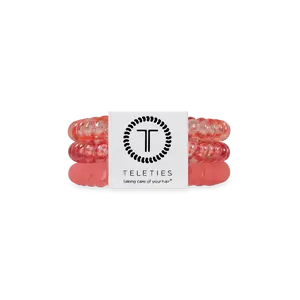 TELETIES - Dreamsicle Small Hair Ties - Pack of Three - Strong Grip