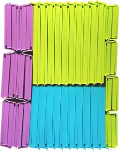 4 Size Assorted 40 PCS Food Bag Clips Kitchen Sealing Clips Pure PP Material Durable Reusable Bag Sealers for Snack Cereal Fresh Frozen Foods Pet Food Bags Utensils