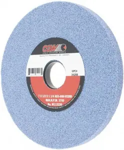 CGW Abrasives Single Surface Grinding Wheel - Model 34208, Single Wheel
