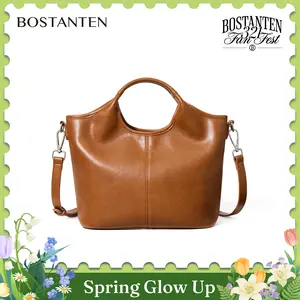 BOSTANTEN Viral Vegan Leather Purses for Women ,Large Capacity Bag for Work & Everyday Essential , Lightweight Aesthetic Affordable Bag SpringStatements