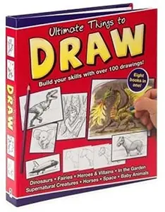 USED-Ultimate Things to Draw (Build your skills with over 100 drawings! Eight Books in ONE!) by Paul Konye (Hardcover)