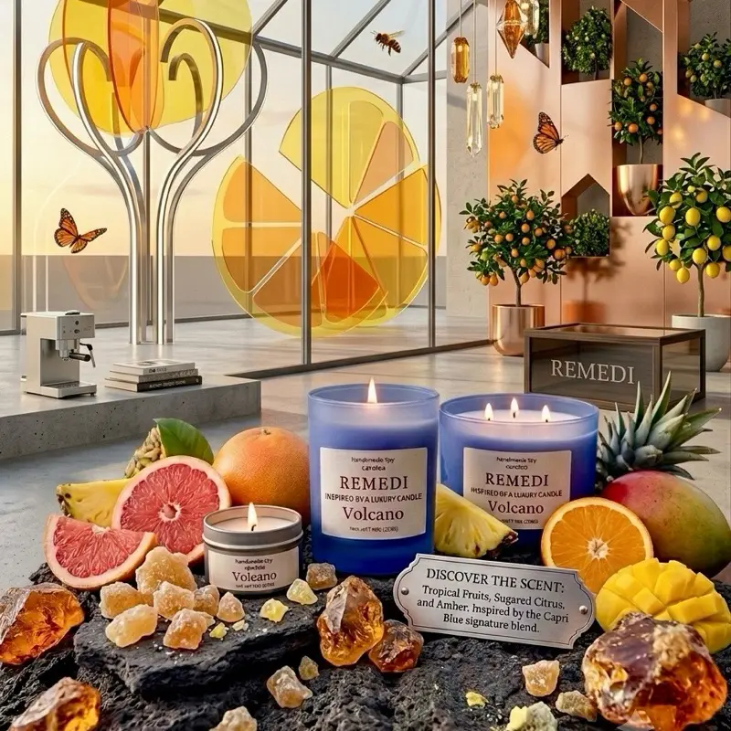 Volcano (inspired by designer perfume) handmade 11oz candle