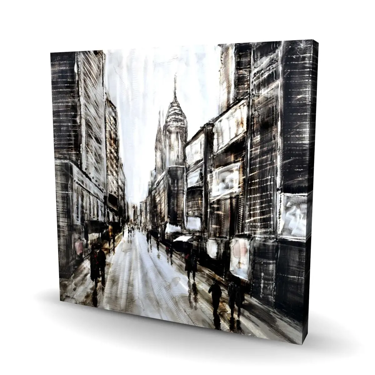 212 MAIN Hangable Artistic Urban Life Photo Print Wall Artwork - 36x36 in Modern Abstract Home Decor Products, Decoration for Women’s Office, Home Supplies Poster