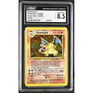 Pokemon Base Charizard Holo CGC 8.5