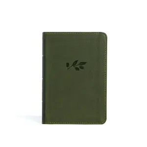 NASB Large Print Compact Reference Bible, Olive Leathertouch -- Holman Bible Publishers - Bible