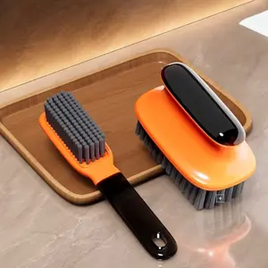 Shoe-cleaning brush, dedicated laundry brush, hard-bristle long-handled brush