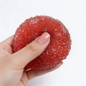 Handmade ，Tactile Texture，Slushie-Texture Squeeze Toy — Waxberry Slushie Squeezy — Stress Relief Toy — Non-Rebounding & Shapeable