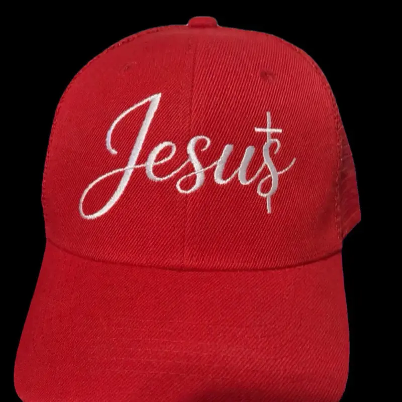 New Embroidered Jesus Snapback Hat