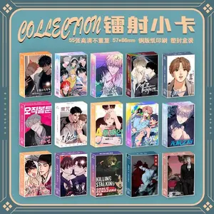New Korean Comic Set Magic Spell Laser Lomo Card Manga Characters 3 Inches Photo Card Fans Collection Cards