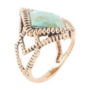 Barse Artisan Crafted Composite Turquoise Ring