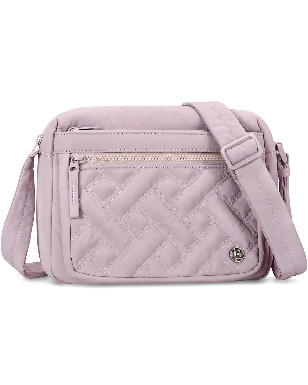 Crossbody Bags for Women, Lightweight Nylon Puffy Purse with Adjustable Strap, Multi Pocket Travel Shoulder Bag for Everyday Carry, Shopping and Travel