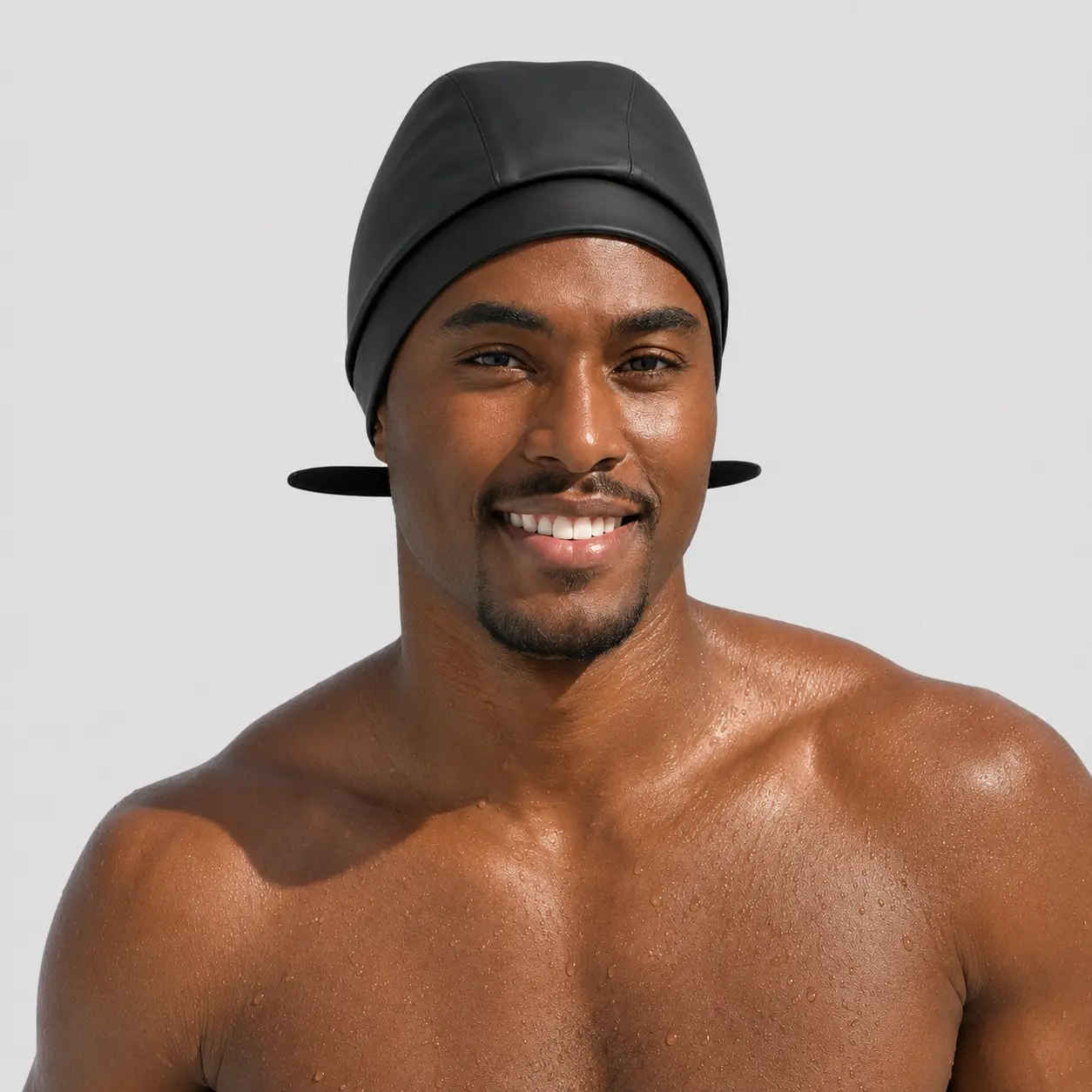 Hairbrella Satin-Lined Waterproof, Adjustable Swim Cap Men Hairbrella Satin-Lined Waterproof, Adjustable Swim Cap Men
