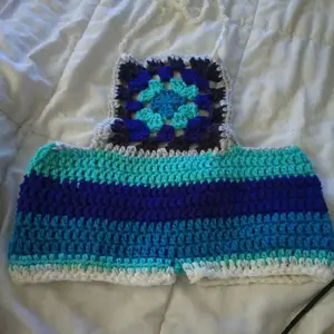 crochet romper shorts Womenswear