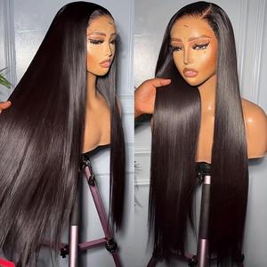 Bling Hair VIP 36 34 Inch 13X4 13X6 Straight HD Transparent Lace Front Wig Human Hair 360 Full Frontal Wigs for Women Brazilian Real Human Hair PrePlucked Natural Black Remy Hair 180% Density 4x4 Closure Wig #TikTokShopHolidayHaul
