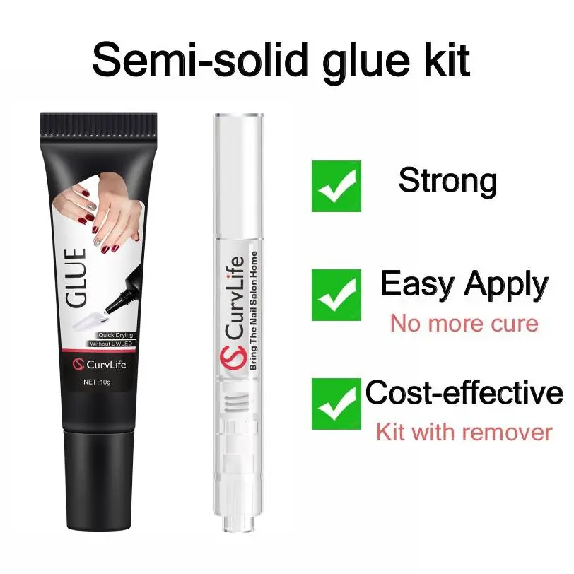 Semi-solid glue kit