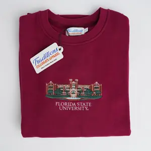 Florida State Crewnecks, Embroidered Sweatshirt