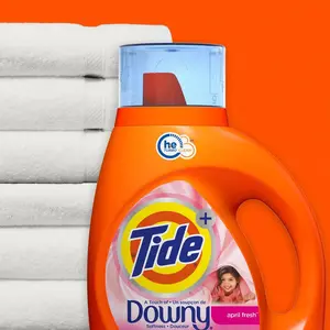 HE April Fresh with Downy Scent Liquid Laundry Detergent, 94-Loads, 132 fl. oz., 2-Pack