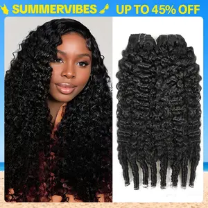 [Special Offer] STERLY 16A 100% Raw Virgin Brazilian Human Hair Burmese Curly Bundles Unprocessed Remy Hair Weave Sew In/Quick Viral Hair Bundles Beginner Friendly Body Wave Bundles Natural Black Water Wave Bundles #Summervibes #tiktokshopmemorialday