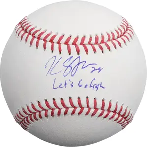 Kyle Stowers Miami Marlins Autographed Baseball with "Let's Go Fish" Inscription - Fanatics Authentic Certified