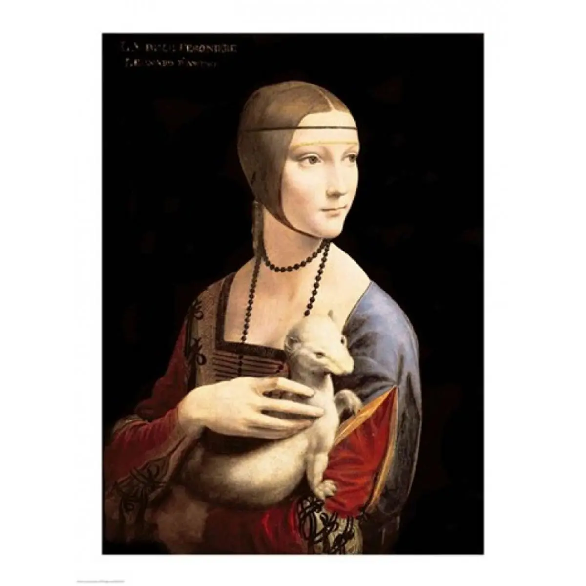 The Lady with The Ermine Poster Print by Leonardo Da Vinci - 18 x 24 in.