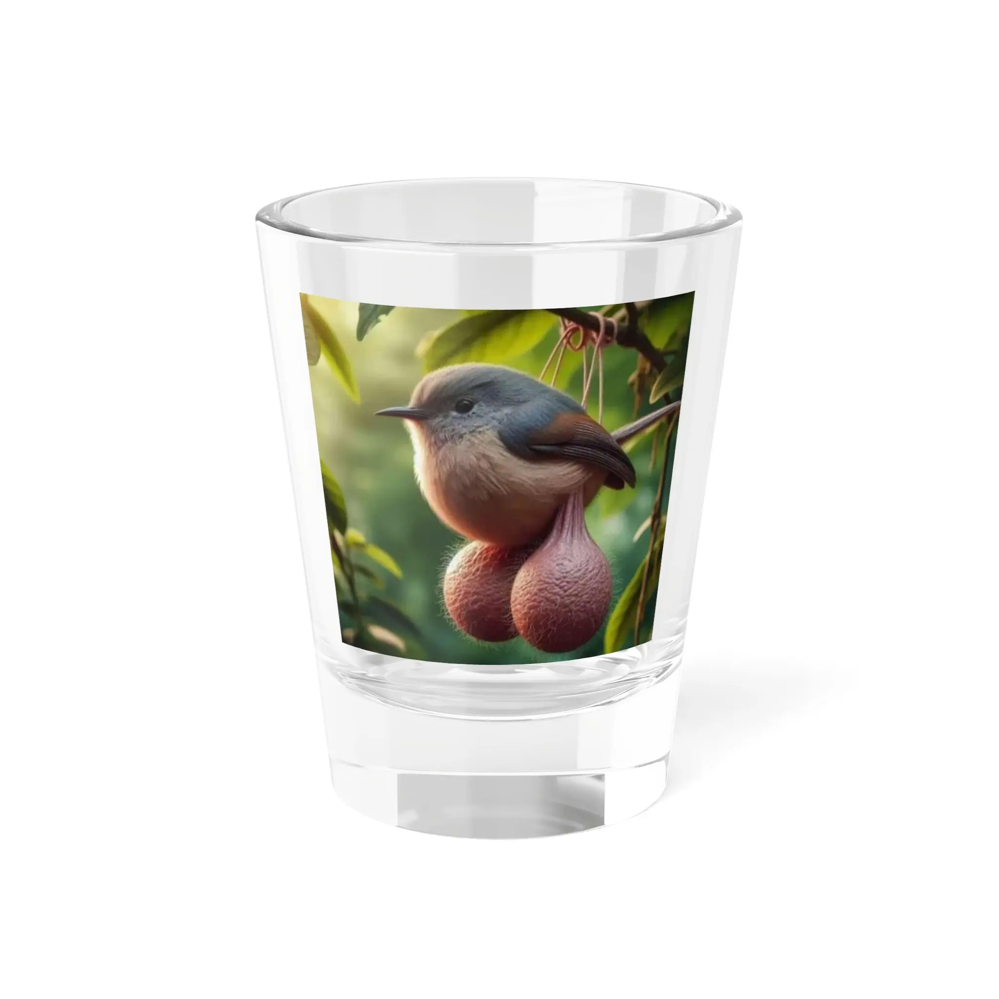 Balls Bird Shot Glass – Funny Meme Gag Gift Shot Glass