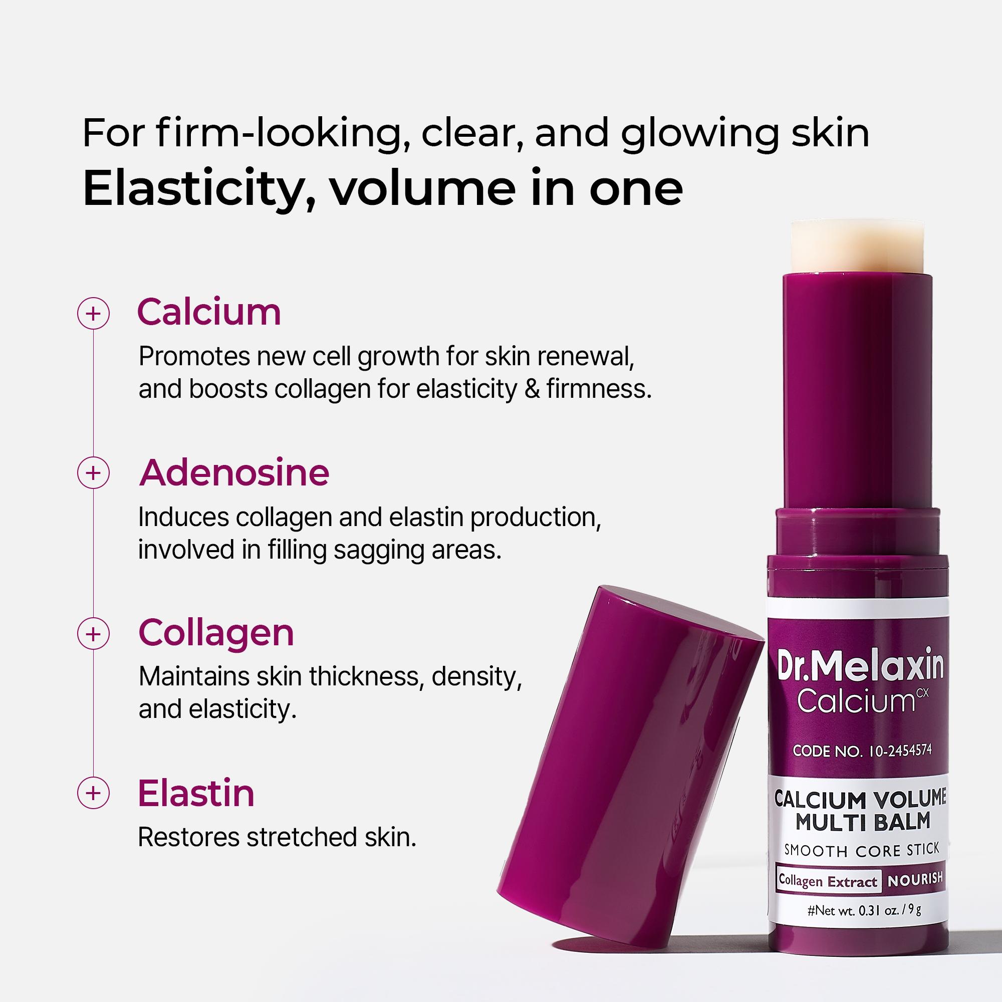 [Dr.Melaxin Official] Multi Balm Trio Set, Mela-C·E Ferulic+Calcium Volume+Cactox Pore Relief, Retinal, Collagen, Dark Spot Brightening, Wrinkle Firming, Pore Care Stick