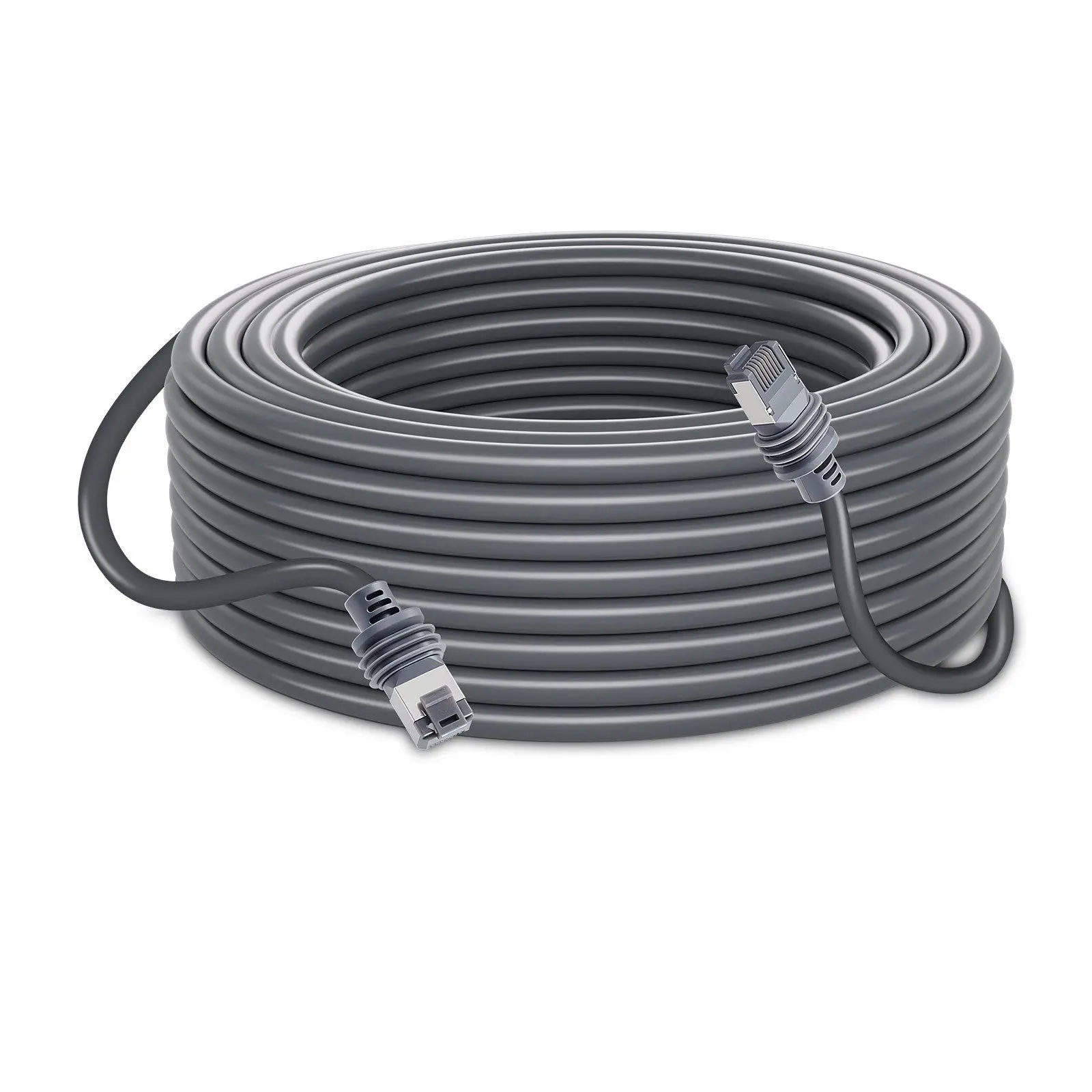 VEVOR Starlink Gen 3 Extension Cable, 150 ft, Dust Protection Cover, Heat & Cold Resistant, Plug & Play, Zip Ties Included, Supports 1200 Mps Standard Generation 3 Compatibility