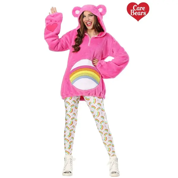 Care Bears Women's Deluxe Cheer Bear Hoodie Costume