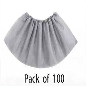 Disposable Shoe Covers Pack of 100, Indoor Home Use Waterproof Non-Slip Adult Polyethylene Footwear Protectors, Ideal for Cleanliness & Hygiene