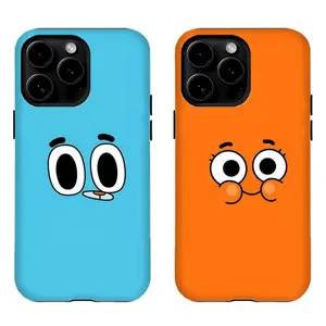 The Amazing W0rld of Gumball & Darwin Phone Case|Cute Cartoon Cover For iPhone 17 Pro Max 16 15 14 13 12 11 for Samsung S21 S22 S23 S24 S25 Phone Case|Tough Phone Case|Gift for Him/Her