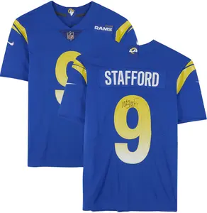 Matt Stafford Los Angeles Rams Autographed Royal Nike Limited Jersey - Fanatics Authentic Certified