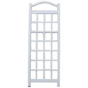 Dura-Trel Cambridge 28 x 75 Inch PVC Vinyl Outdoor Garden Patio Trellis