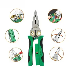 8-in-1 Electrician Multi-Tool Pliers w/Wire Stripper & Voltage Detector |         Triple-Alert Safety System (LED+Beep+Auto-Lock) 12-250V AC/DC |         70% Faster Tool Switching,Perfect Christmas & New Year Gift Idea