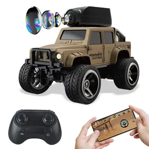 Mini Camera Remote Control Car, Real-Time Phone Transmission, Off-Road Reconnaissance Toy Car, Suitable for Ages 8+, Requires 3 Aaa Batteries