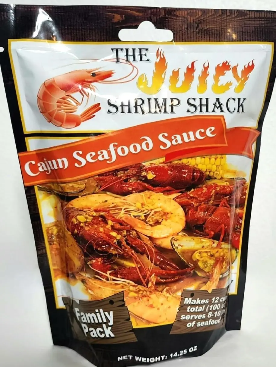 Juicy Shrimp Shack Cajun Seafood sauce, Cajun Dipping Sauce, Cajun Seasoning Sauce Mix, seafood boilundefined