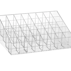40 Grids Lipsticks Holder - Clear Acrylic Lipgloss Lipstick Organizer and Storage Display Case for Lip Gloss, Lipstick Tubes