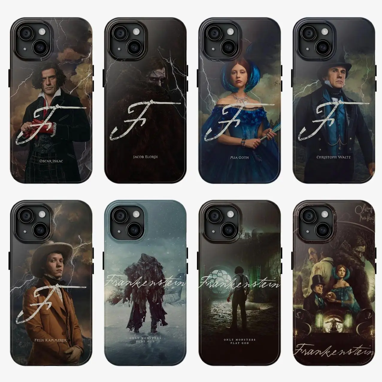 Frankenstein 2025 Phone Case Horror Movie Gift For Fans Gothic Aesthetic Protective Cover Suitable for iPhone 17-11 Pro Max/Plus and  Samsung Galaxy S23-25