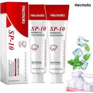 【Ship for Free】SP-10 Probiotic Whitening Toothpaste - Jasmine Scent, Natural Fragrance, Breath Freshener - Oral Brightening, Daily Mint Gentle Springtok