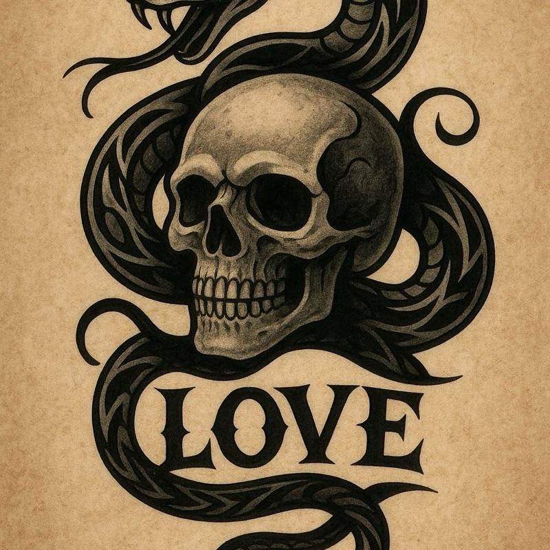 Custom Designed Tattoo Pet Memorial - Personalized