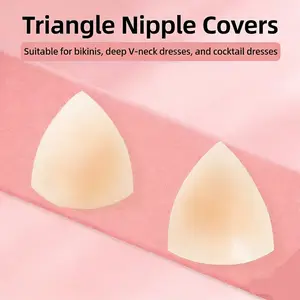 Triangle Nipple Covers!No Edge Leakage, 100x Reusable