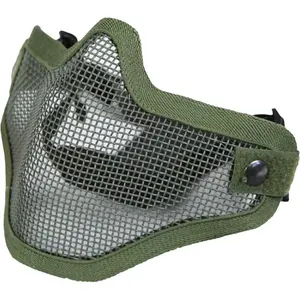 Bravo TacGear Olive Drab - Tactical Lightweight Strike Steel Half Mask
