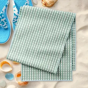 Hearth & Hand Table Runner,14.75x20.75",Gingham Check,Green,Trending Table Decor,TikTok Hot Sale,Woven Fabric for Dining,Farmhouse Style Centerpiece