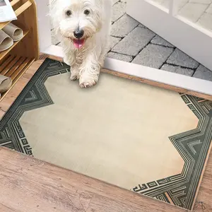 Geometric Pattern Pet Rug, Non-slip Pet Mat, Stain-resistant Pet Rug Pad, Easy To Clean Surface, Suitable for Daily Use, Keep Your Home Clean